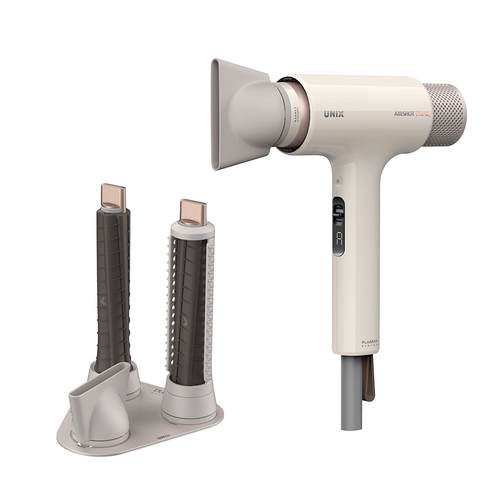 UNIX Airshot Dual Motion Plasma Hair Dryer UN-D1970 (Beige, 30mm)