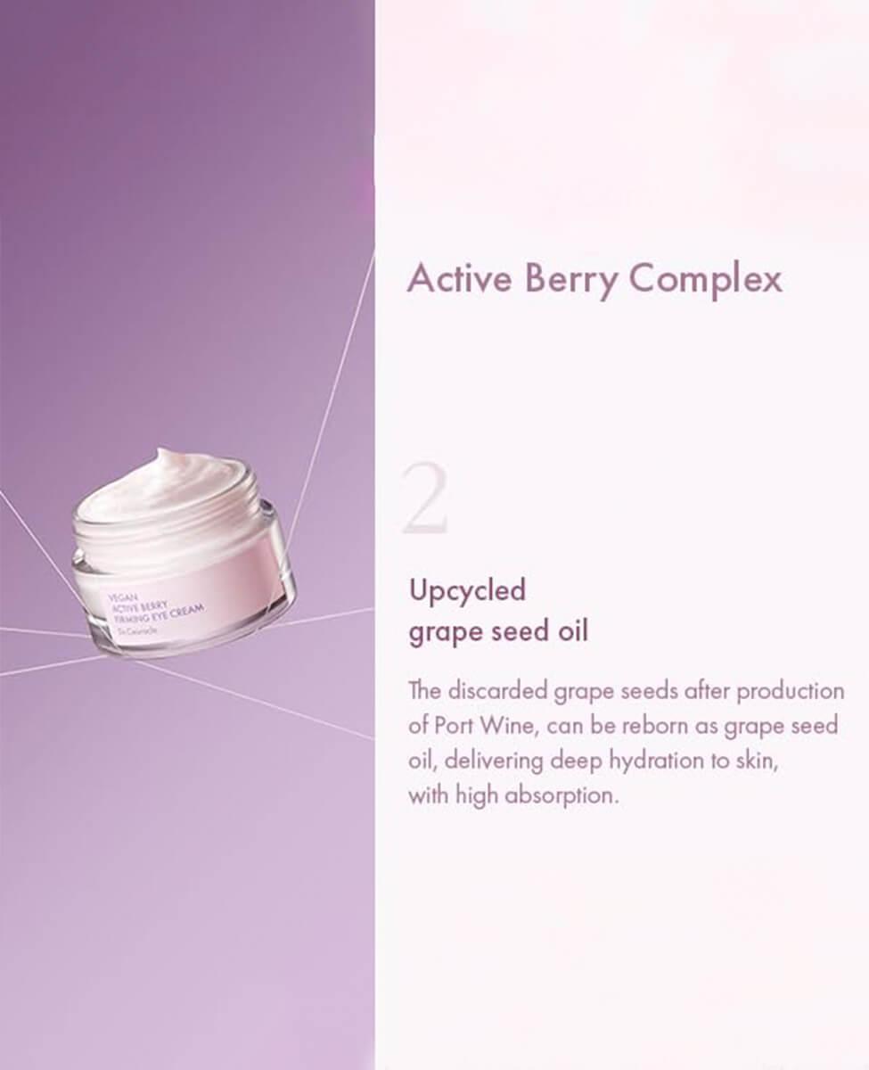 Soonsu Beauty Vegan Active Berry Firming Eye Cream texture close-up