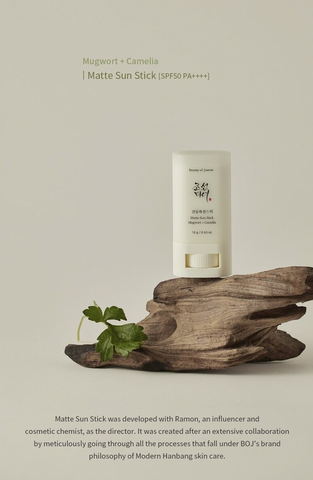 Beauty of Joseon Matte Sun Stick Mugwort + Camelia 18g