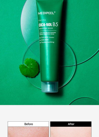 Soonsu Beauty Phyto Cica-Nol B5 Calming Wrapping Mask packaging design