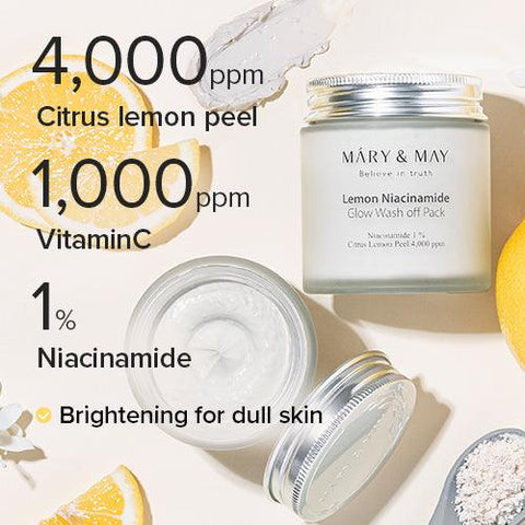 Soonsu Beauty Vegan Lemon Niacinamide Glow Wash off Pack texture close-up