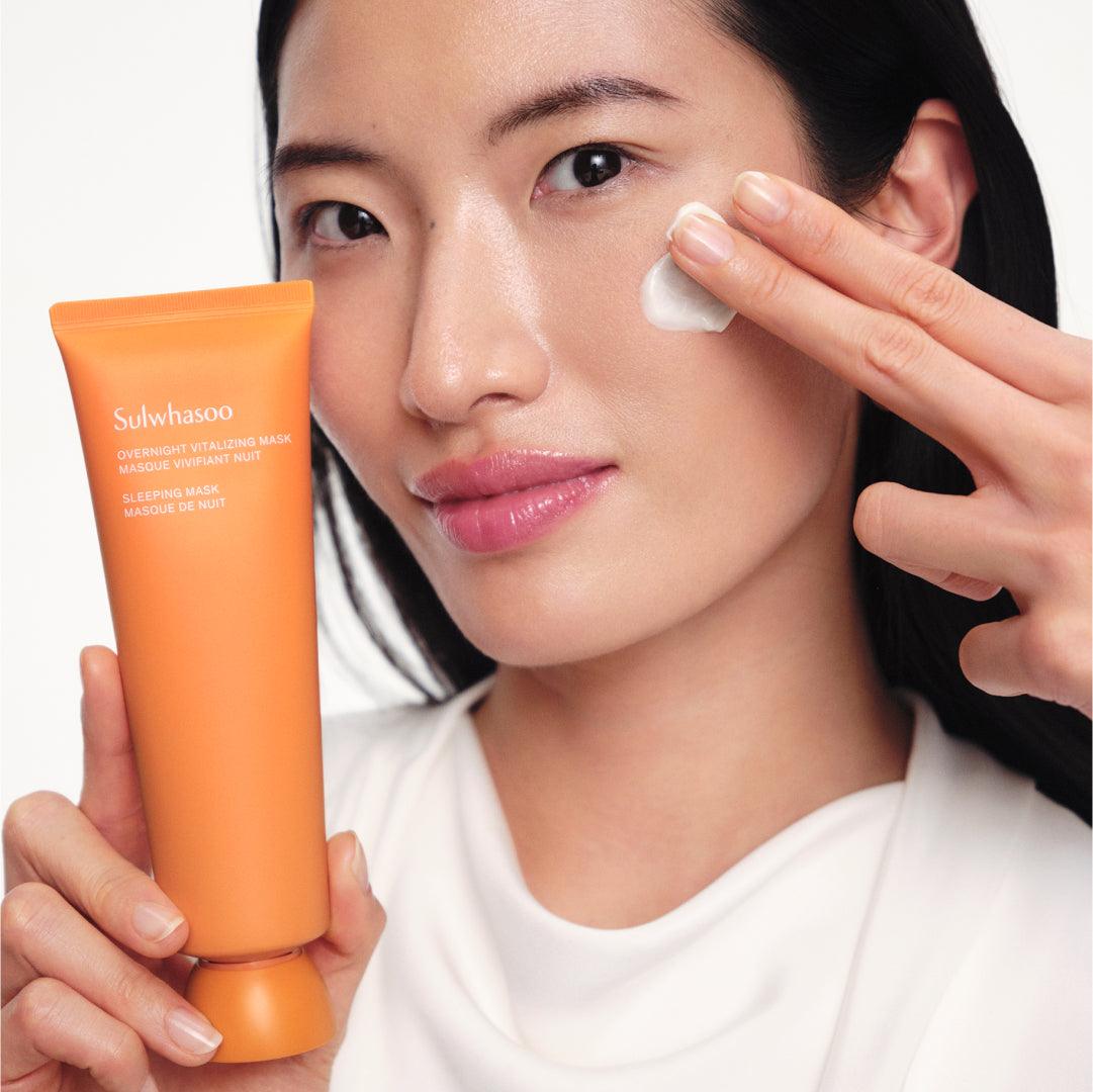 Soonsu Beauty Overnight Vitalizing Mask packaging design