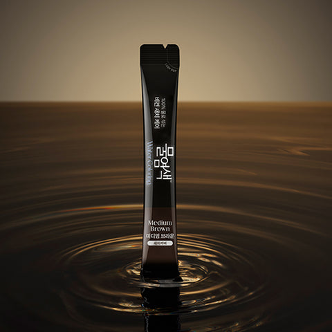 Seedbee Water Hair Dye Refill 15 Uses (10 g x 15 / 150 g) - Includes No.1 Easy Shaker