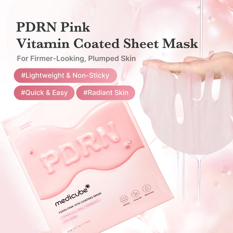 Medicube PDRN Pink Vita Coating Mask 10ea