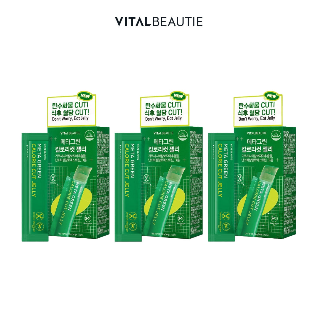 VITALBEAUTIE Meta Green Calorie Cut Jelly 30P