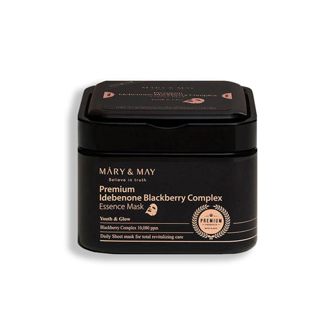 Soonsu Beauty Premium Idebenone Blackberry Complex Essence Mask front view