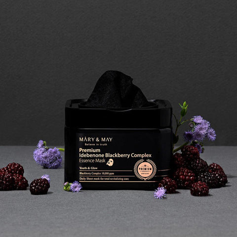 Soonsu Beauty Premium Idebenone Blackberry Complex Essence Mask side view