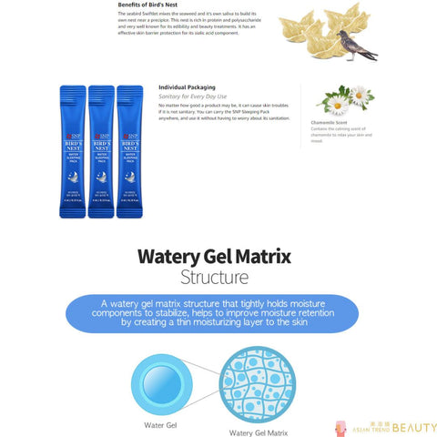 Soonsu Beauty Bird's Nest Water Sleeping Pack texture close-up