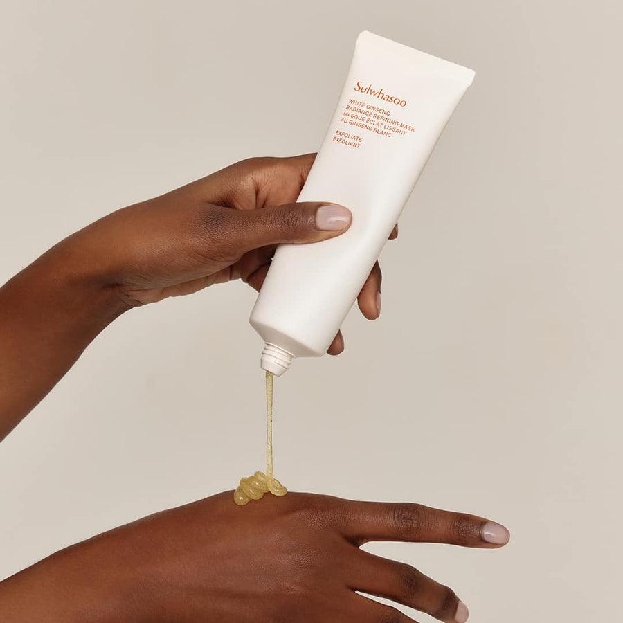 Soonsu Beauty White Ginseng Radiance Refining Mask texture close-up