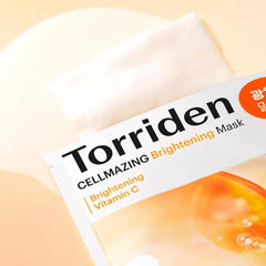 Soonsu Beauty Cellmazing Vita C Brightening Mask texture close-up