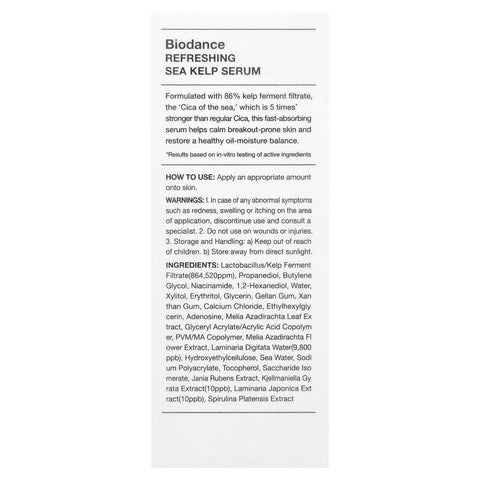 Biodance Refreshing Sea Kelp Serum 30ml