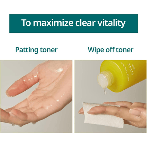 Soonsu Beauty Green Tangerine Vita C Toner application use