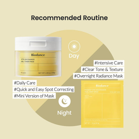 Soonsu Beauty Vita Niacinamide Gel Toner Pad 60pads front view