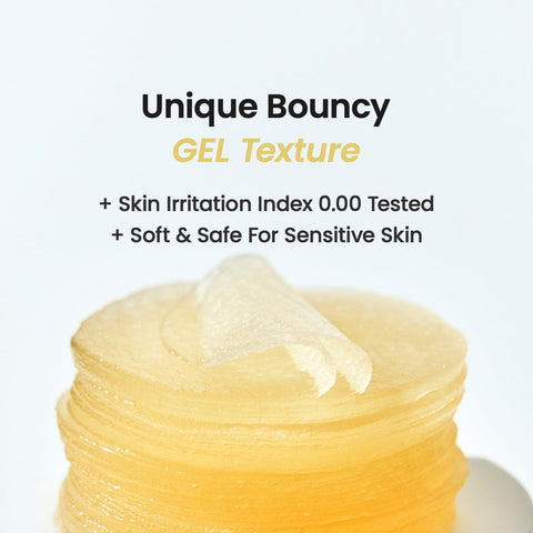 Soonsu Beauty Vita Niacinamide Gel Toner Pad 60pads texture close-up
