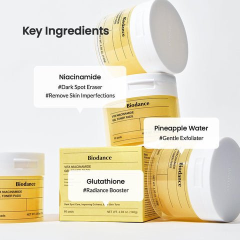 Soonsu Beauty Vita Niacinamide Gel Toner Pad 60pads application use