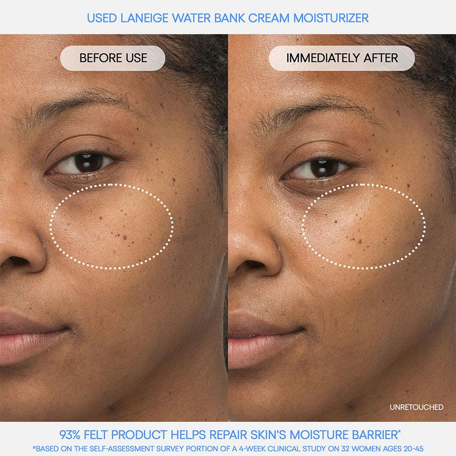Soonsu Beauty Water Bank Blue Hyaluronic Cream Duo Set application use