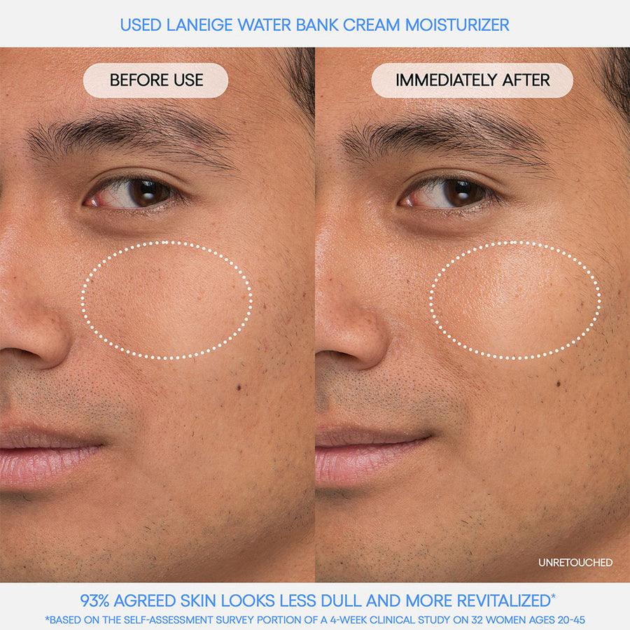 Soonsu Beauty Water Bank Blue Hyaluronic Cream Duo Set texture close-up