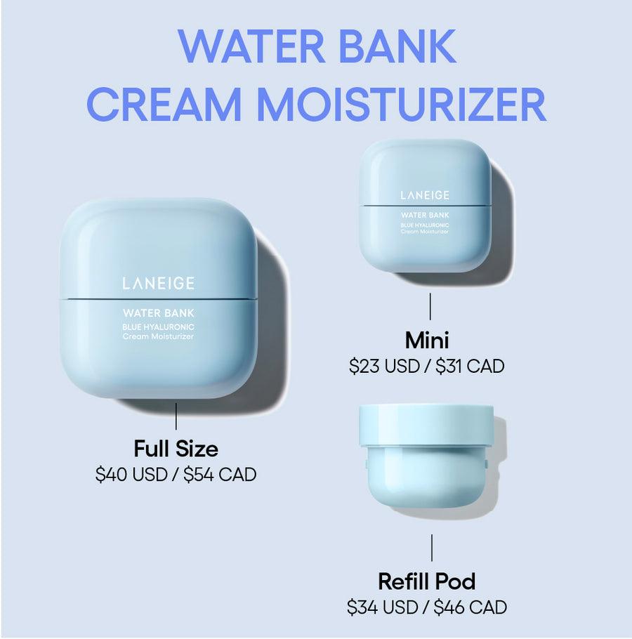 Soonsu Beauty Water Bank Blue Hyaluronic Cream Duo Set side view