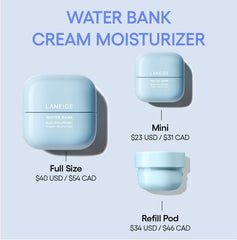 Soonsu Beauty Water Bank Blue Hyaluronic Cream Duo Set side view