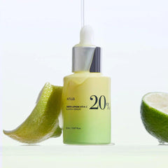 Soonsu Beauty Green Lemon Vita C Blemish Serum packaging design