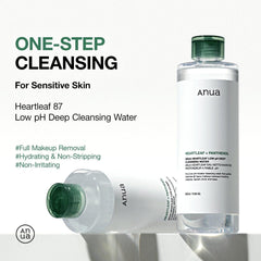 Soonsu Beauty Heartleaf Low pH Deep Cleansing Water application use