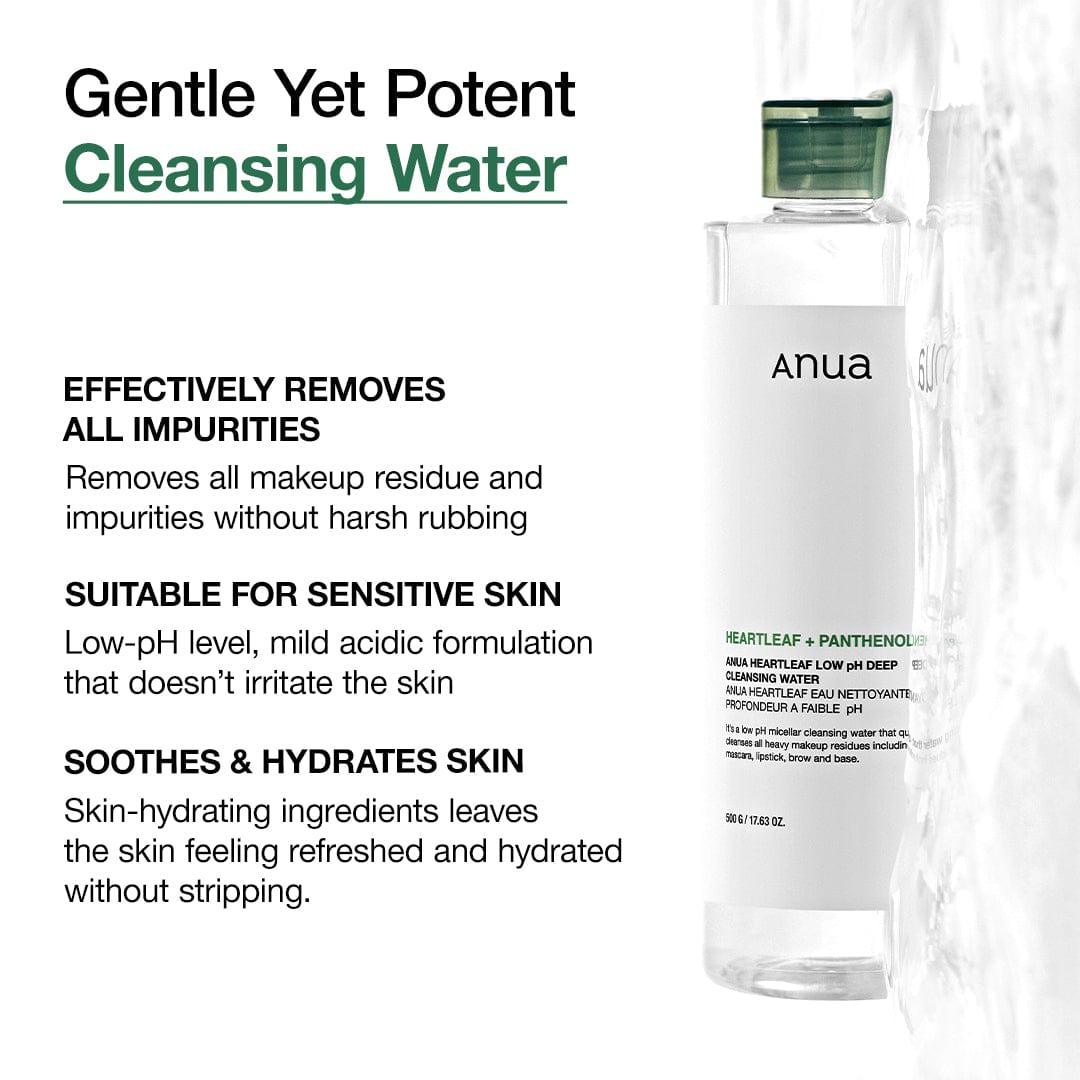 Soonsu Beauty Heartleaf Low pH Deep Cleansing Water texture close-up
