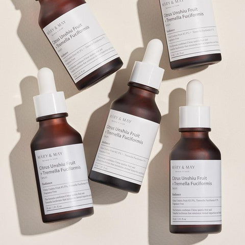 Soonsu Beauty Citrus Unshiu + Tremella Fuciformis Serum packaging design