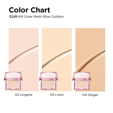Soonsu Beauty Kill Cover High Glow Cushion 4 Ginger  + Refill  Set texture close-up