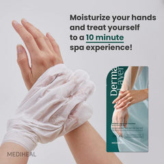 Soonsu Beauty Derma Layer Hand Mask 5 Pack texture close-up