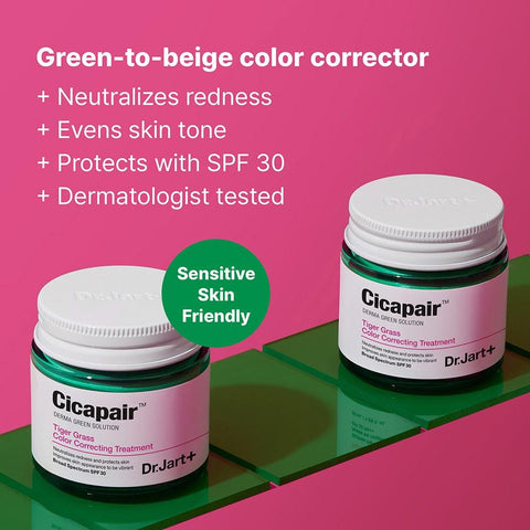 Soonsu Beauty Cicapair Tiger Grass Color Correcting Treatment SPF30 application use