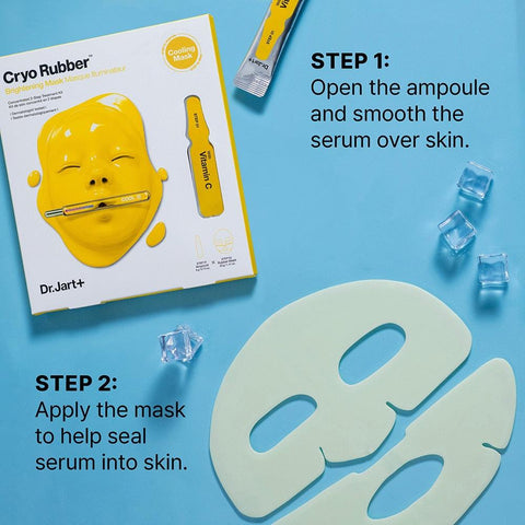 Soonsu Beauty Cryo Rubber??Brightening Face Mask texture close-up