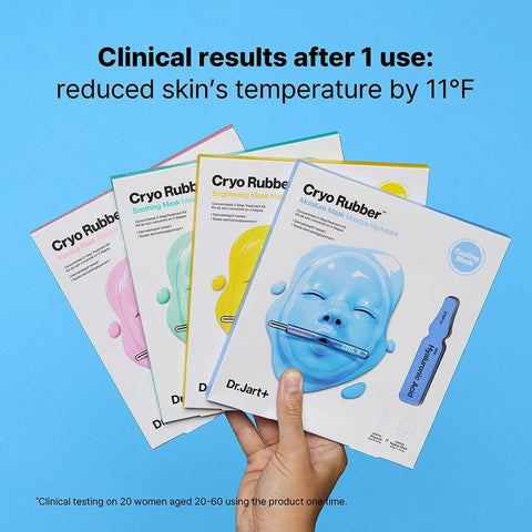 Soonsu Beauty Cryo Rubber??Brightening Face Mask packaging design