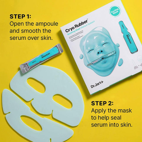Soonsu Beauty Cryo Rubber??Soothing Face Mask texture close-up