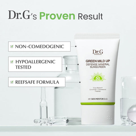 Dr.G Green Mild Up Defense Mineral Sunscreen 50ml