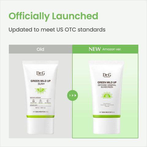 Dr.G Green Mild Up Defense Mineral Sunscreen 50ml