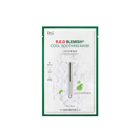 Soonsu Beauty R.E.D Blemish Cool Soothing Mask front view