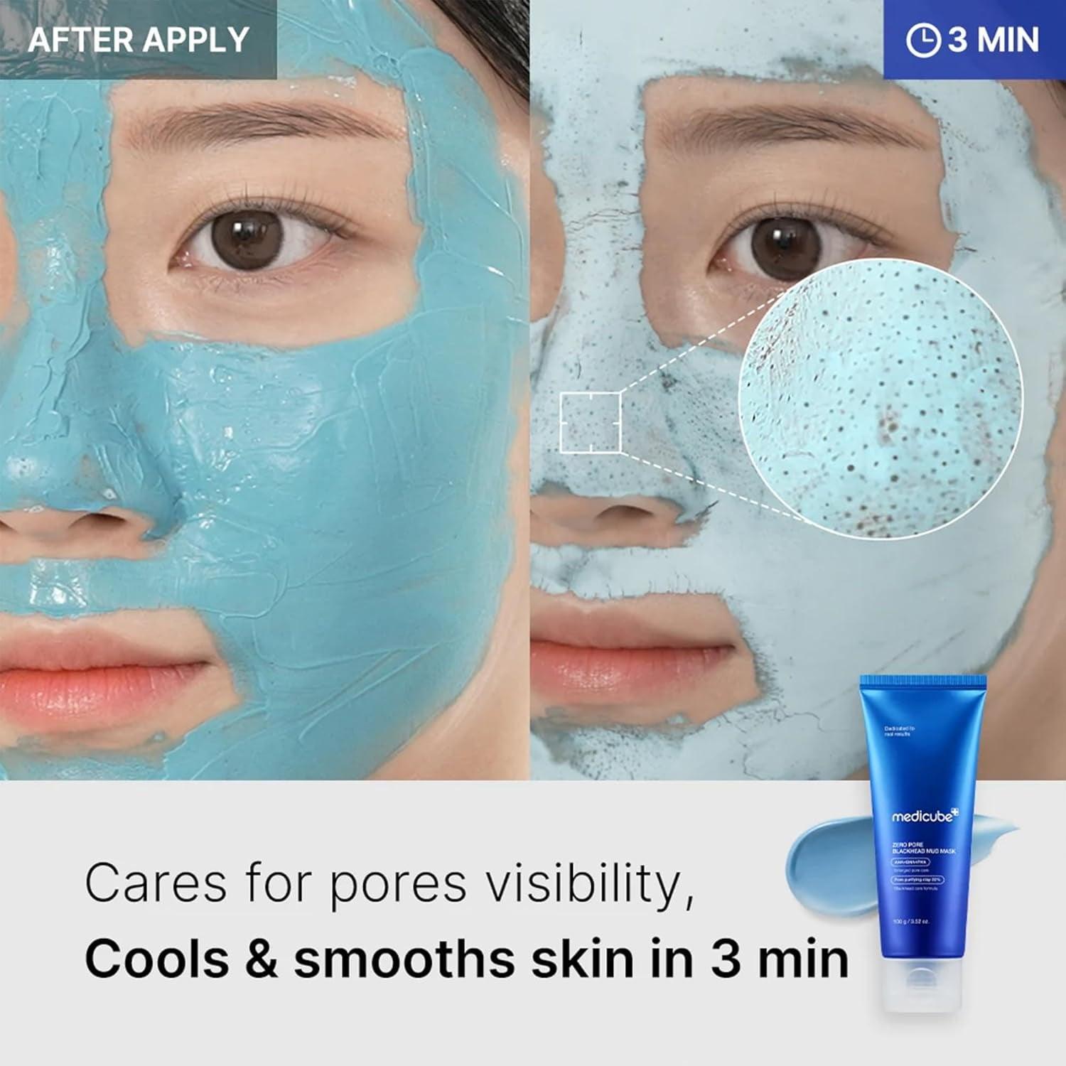 Soonsu Beauty Zero Pore Blackhead Mud Mask texture close-up