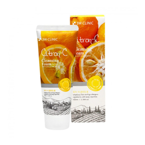 3W CLINIC Citron-C Cleansing Foam 100ml
