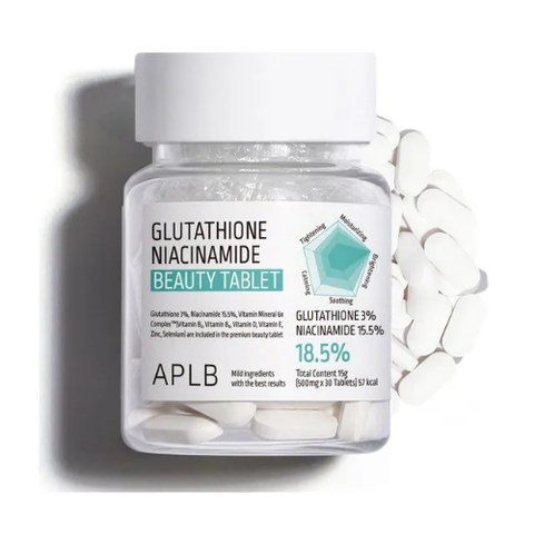 APLB Glutathione Niacinamide Beauty Tablet - Skin Brightening Supplement | Soonsu Beauty