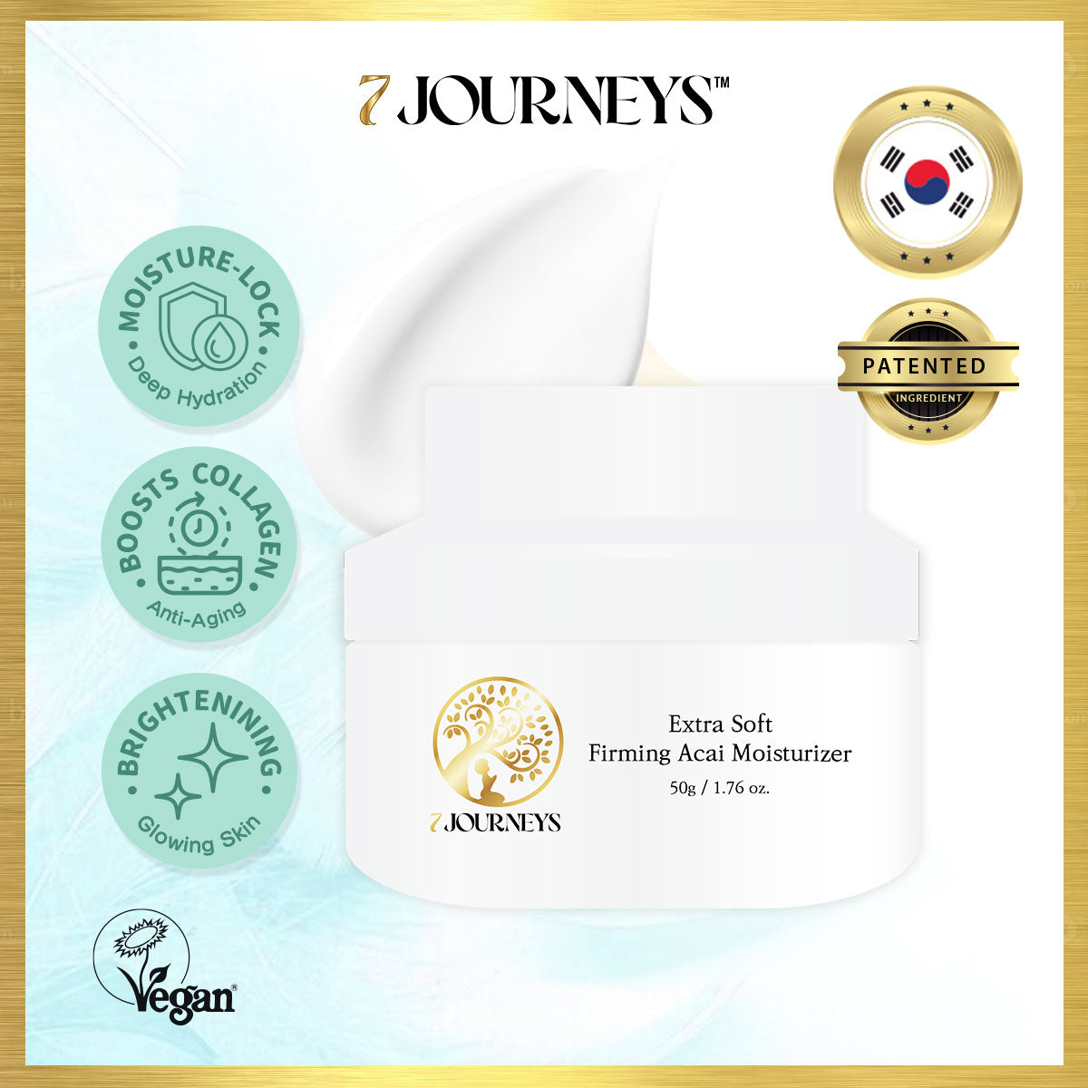 7Journeys Extra Soft Firming Acai Moisturizer 50g | Soonsu Beauty