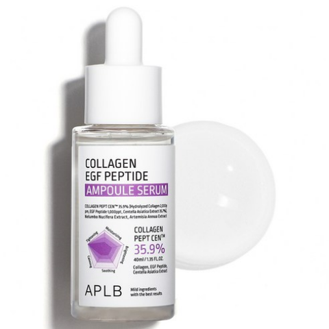 APLB Collagen EGF Peptide Ampoule Serum - Hydrating & Firming | Soonsu Beauty