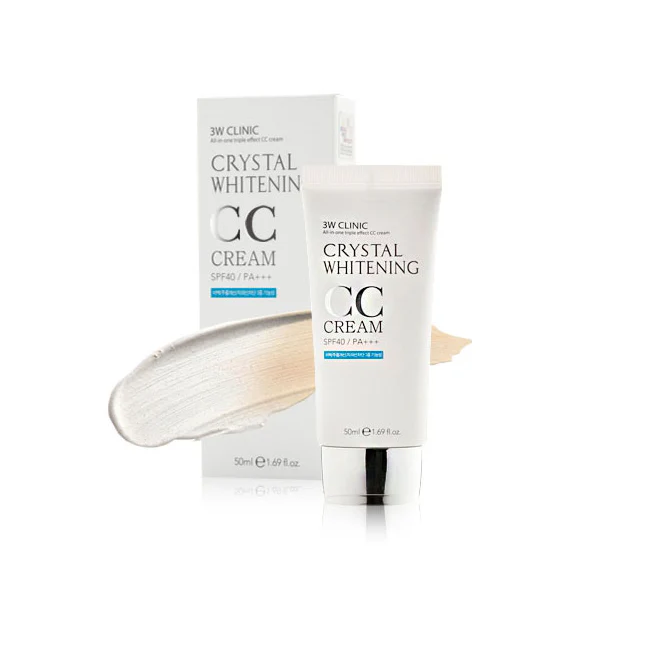 3W CLINIC Crystal Whitening CC Cream 50g | Soonsu Beauty