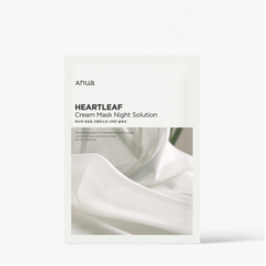 ANUA Heartleaf Cream Mask Night Solution 25ml 10pcs | Soonsu Beauty