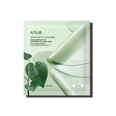 ANUA Heartleaf 70 Soothing Collagen Mask 38g 1ea*4Set | Soonsu Beauty