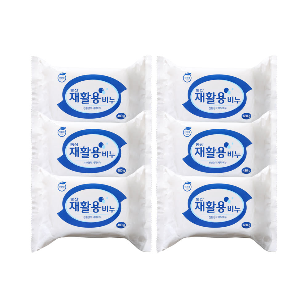 Clio Dongsan Recycled Laundry Soap 480g (Pack of 6)