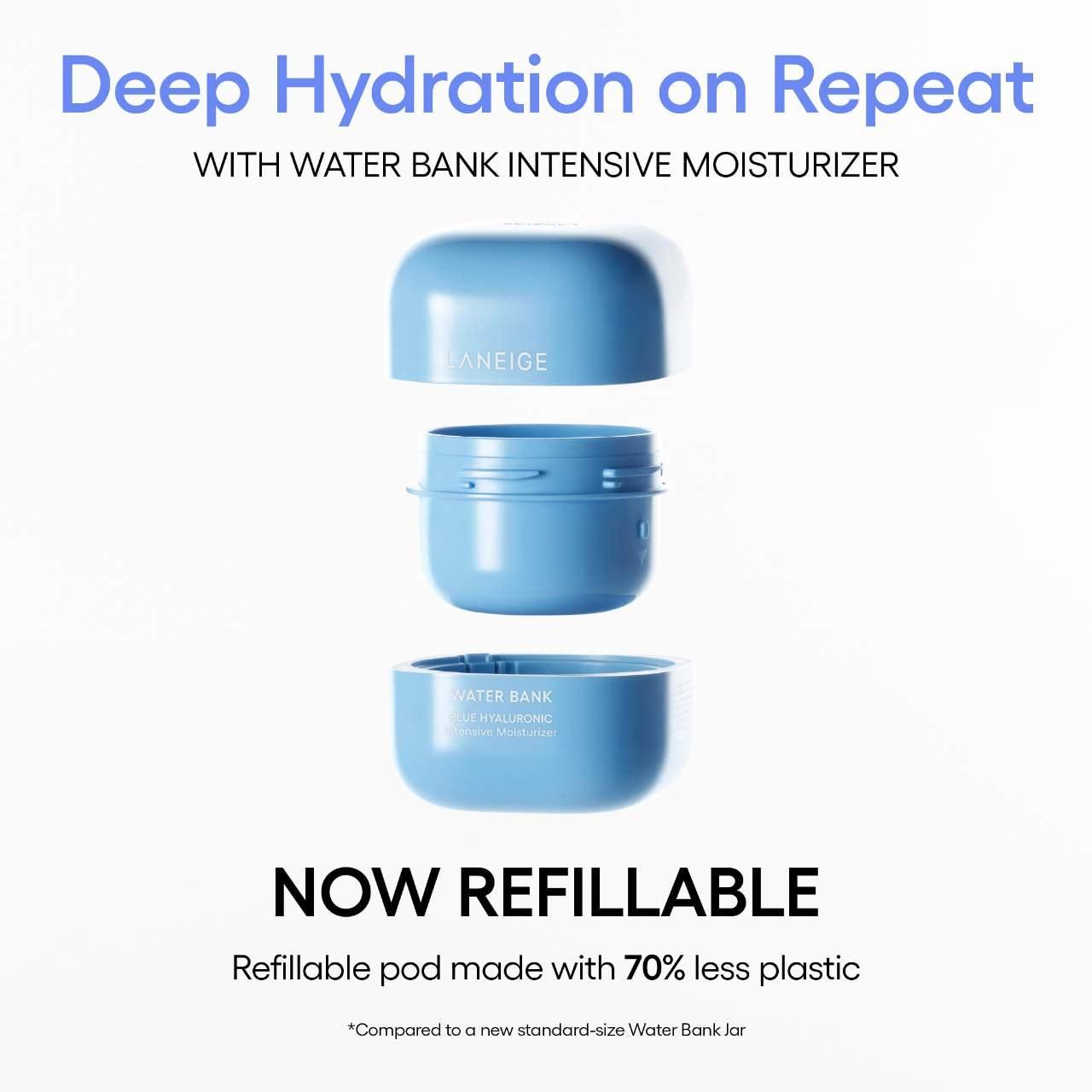 Soonsu Beauty Water Bank Blue Hyaluronic Intensive Cream texture close-up