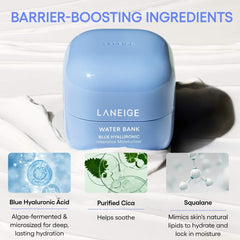 Soonsu Beauty Water Bank Blue Hyaluronic Intensive Cream packaging design