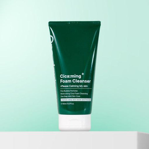 Soonsu Beauty Cica:ming+ Foam Cleanser 5.07floz texture close-up