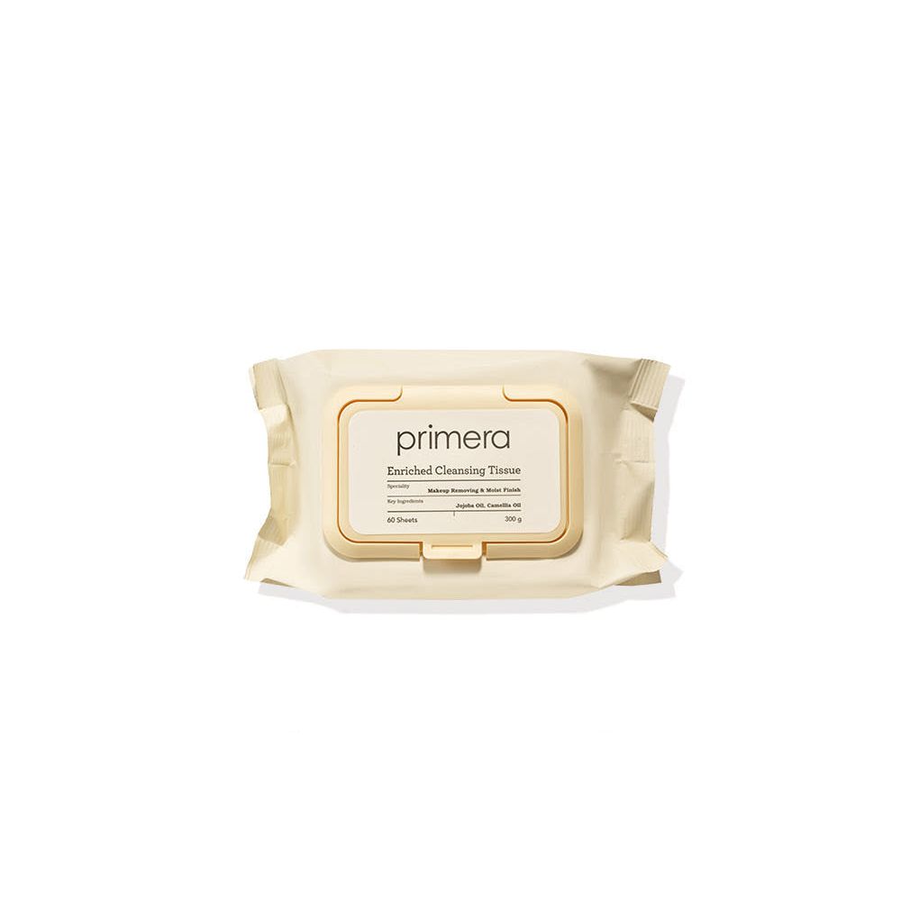 Primera Enriched Cleansing Tissues 60 Sheets