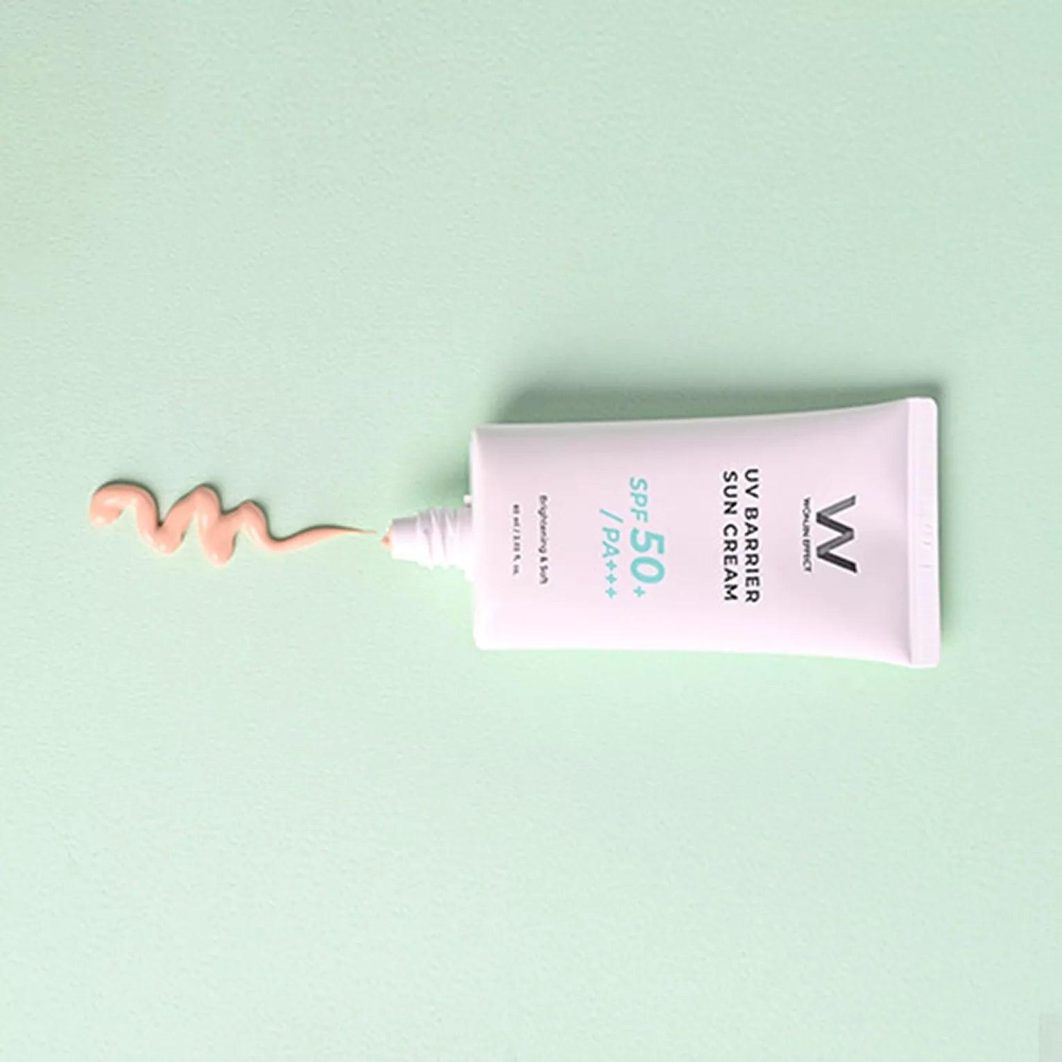 Soonsu Beauty UV Barrier Sun Cream SPF50+ PA+++ texture close-up